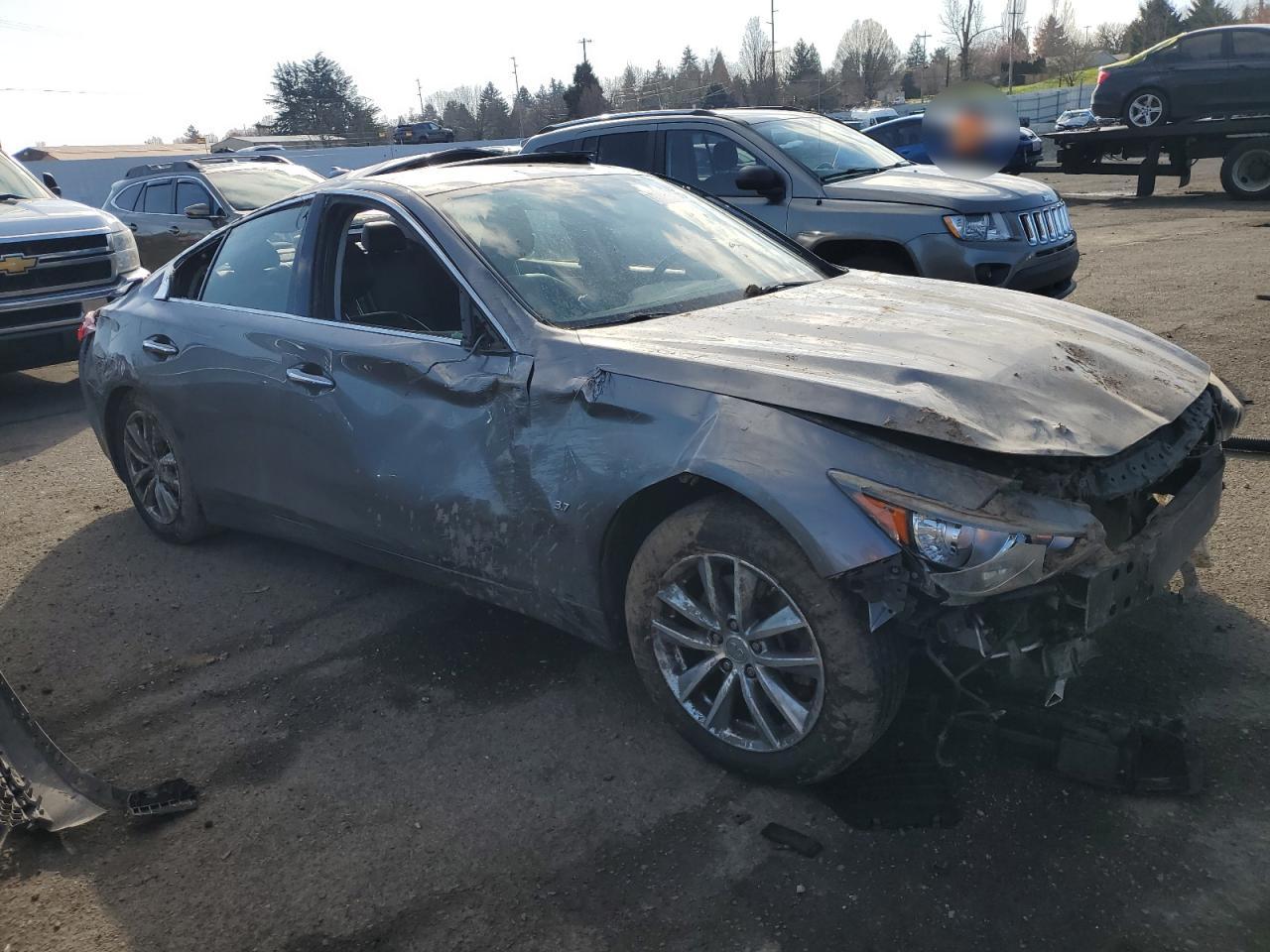 2014 Infiniti Q50 VIN JN1BV7AR5EM691514 Copart auction photo, rollover damage thumbnail 4