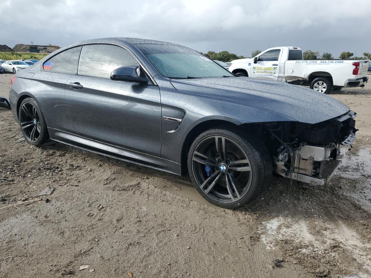 2018 BMW M4 VIN WBS4Y9C51JAA85704 Copart auction photo, front end / mechanical damage thumbnail 4