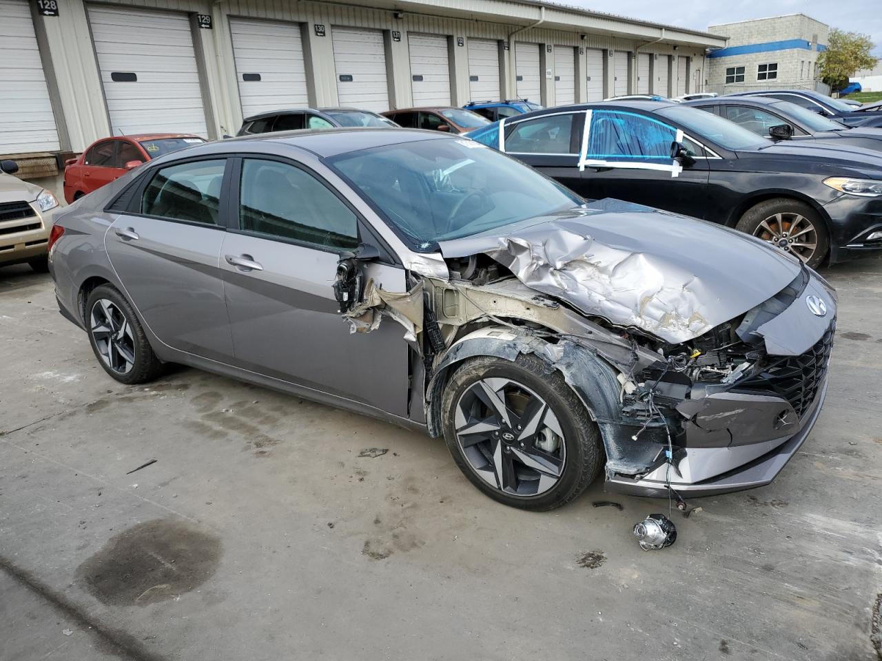 2023 Hyundai Elantra VIN KMHLS4AGXPU490780 Copart auction photo, front end damage thumbnail 4
