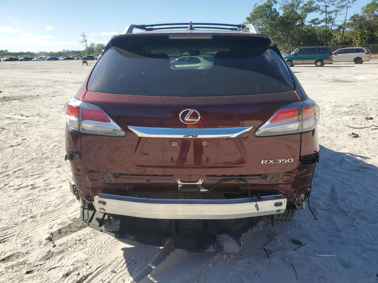 2015 Lexus RX VIN 2T2ZK1BA9FC196219 Copart auction photo, side / rear end damage thumbnail 6