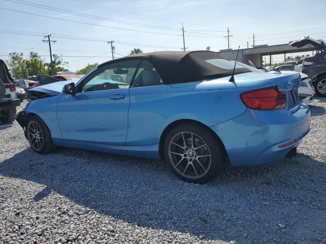 2018 BMW 2er VIN WBA2K1C58JVD41067 Copart auction photo, front end / rear end damage thumbnail 2
