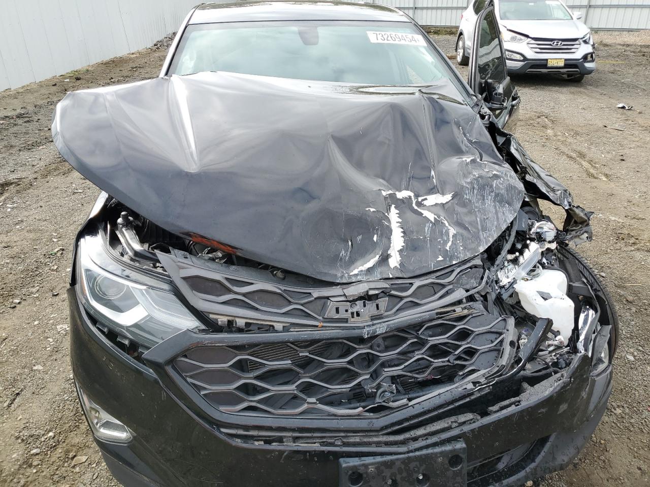 2019 Chevrolet Equinox VIN 2GNAXVEX0K6294861 Copart auction photo, front end / side damage thumbnail 12