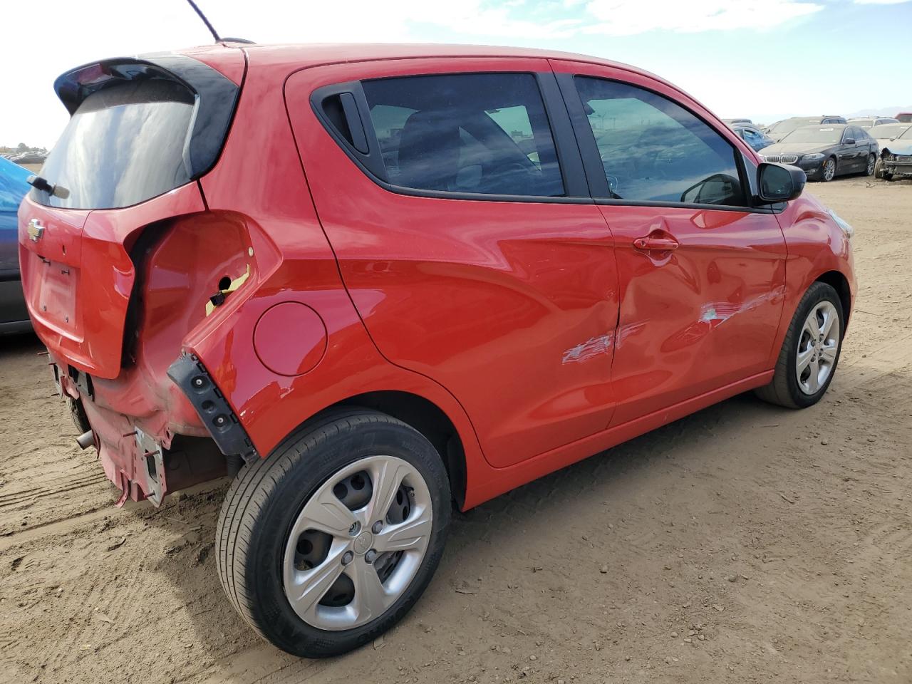 2020 Chevrolet Spark VIN KL8CA6SA8LC465575 Copart auction photo, rear end / side damage thumbnail 3