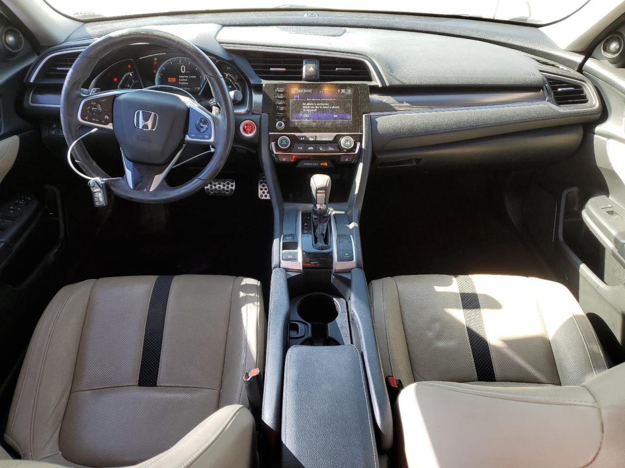 2020 Honda Civic VIN 19XFC1F95LE011214 Copart auction photo, front end / side damage thumbnail 8