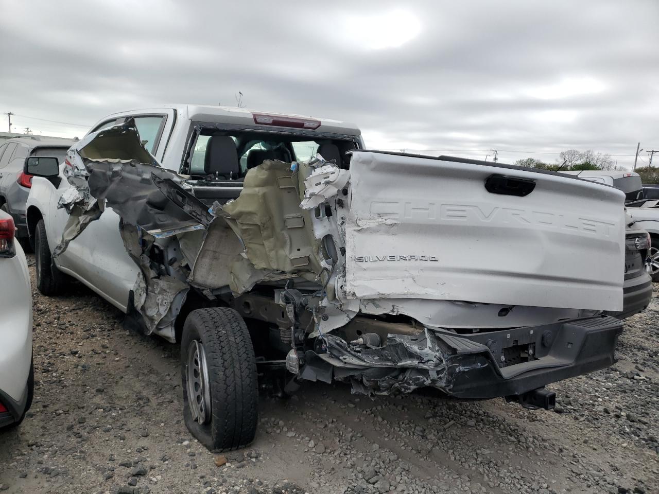 2023 Chevrolet Silverado VIN 3GCUDAED5PG260598 Copart auction photo, rear end / undercarriage damage thumbnail 2
