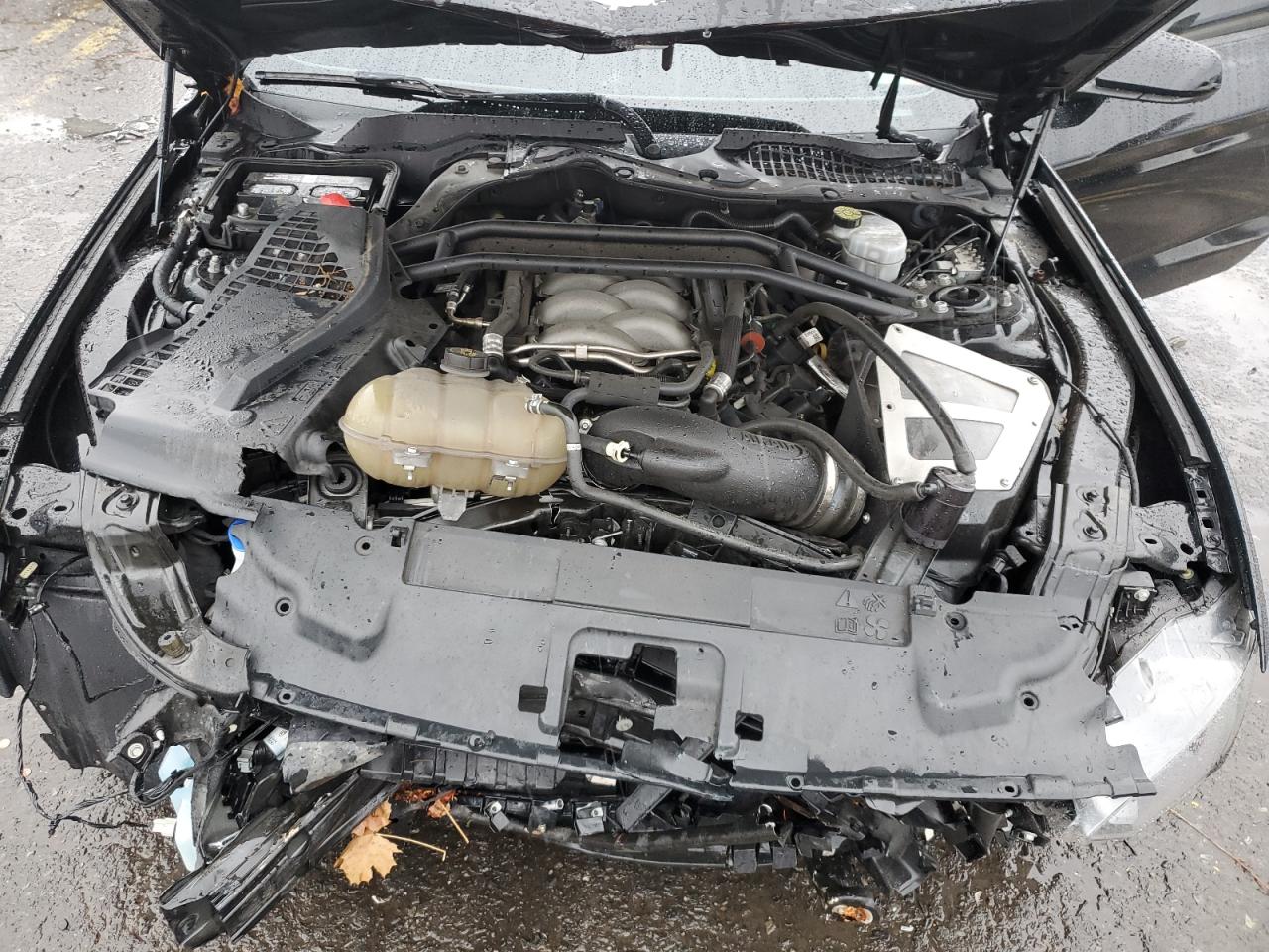 2020 Ford Mustang VIN 1FA6P8CF9L5169581 Copart auction photo, front end / frame damage damage thumbnail 12