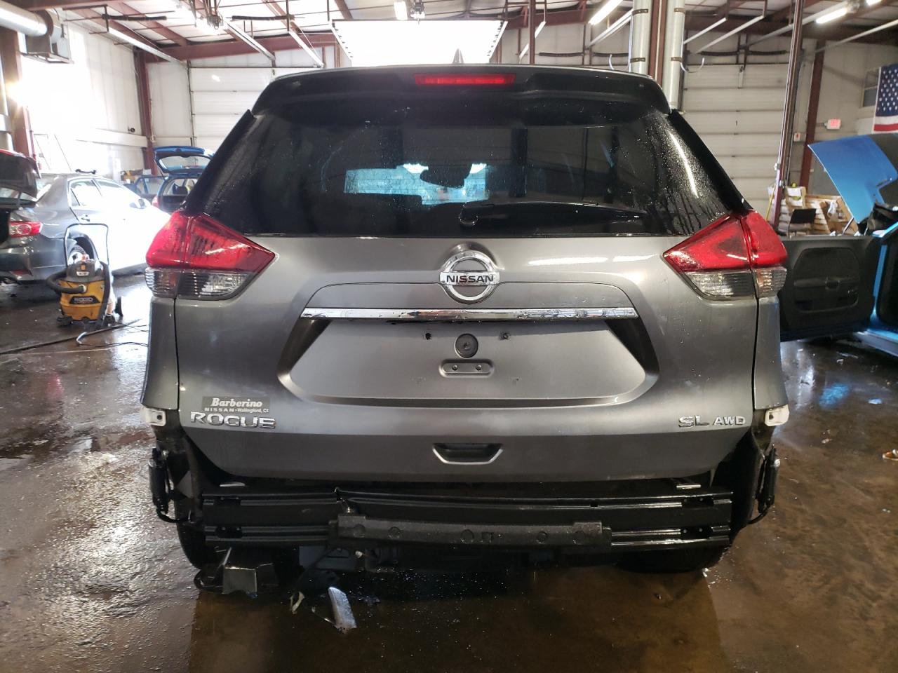 2018 Nissan Rogue VIN 5N1AT2MV6JC743318 Copart auction photo, rear end / minor dent/scratches damage thumbnail 6