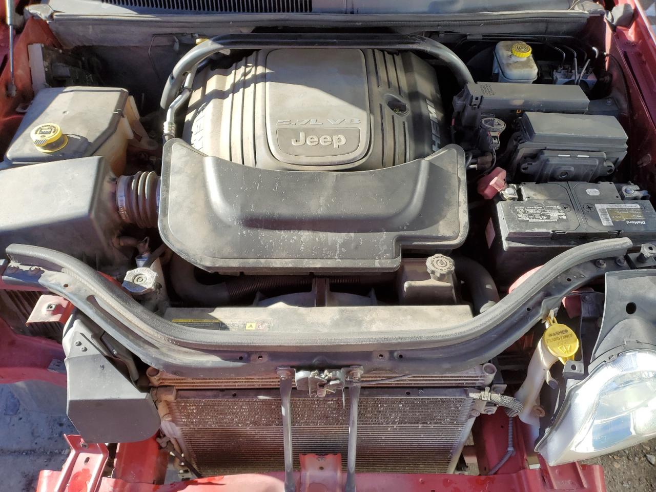 2005 Jeep Grand Cherokee VIN 1J4HR58215C671432 Copart auction photo, front end / hail damage thumbnail 12