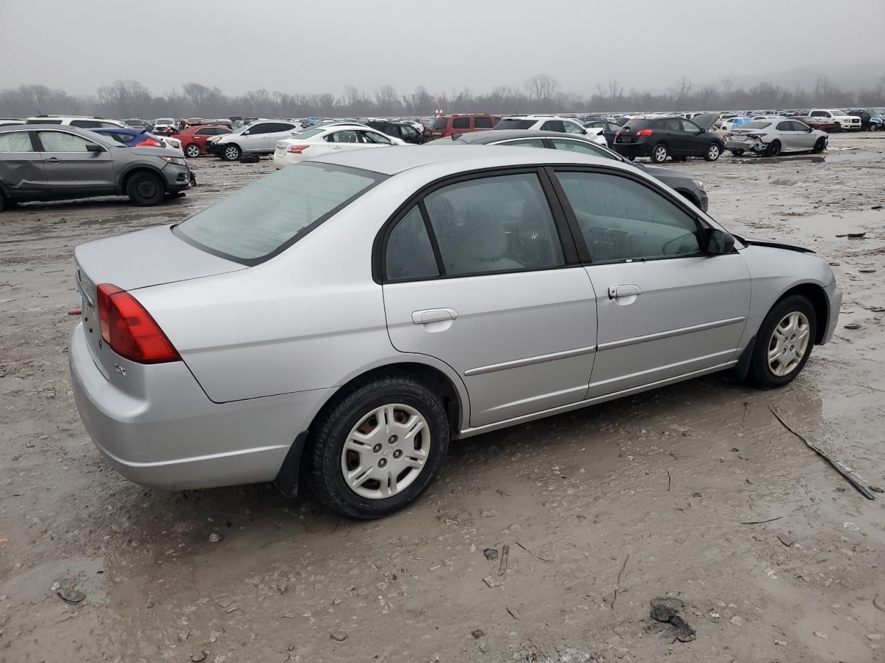 2002 Honda Civic VIN 2HGES16512H504226 Copart auction photo, rear end / front end damage thumbnail 3