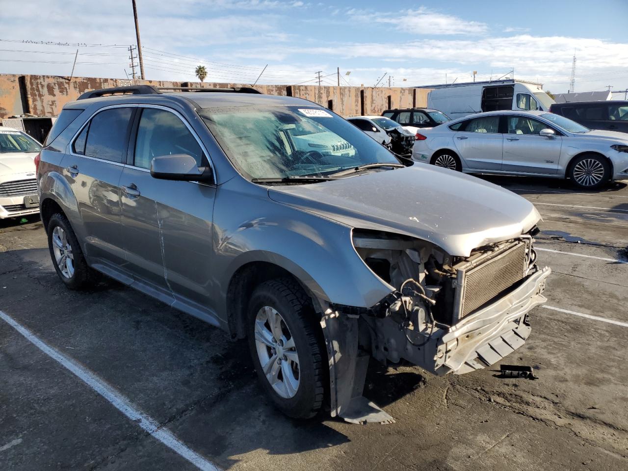 2012 Chevrolet Equinox VIN 2GNFLEEK5C6395613 Copart auction photo, front end damage thumbnail 4