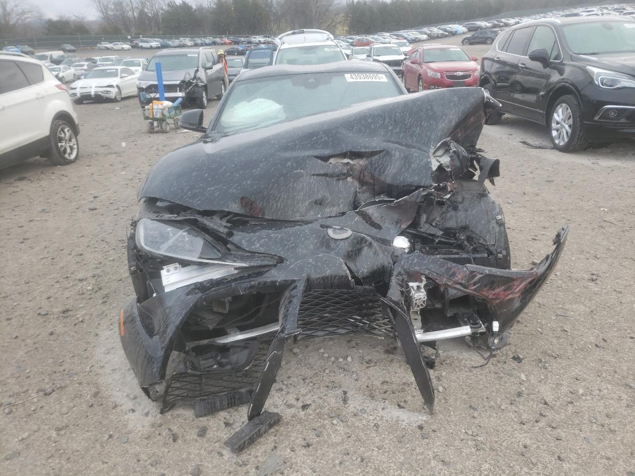 2022 Toyota Supra VIN WZ1DB0C07NW050097 Copart auction photo, front end / mechanical damage thumbnail 5