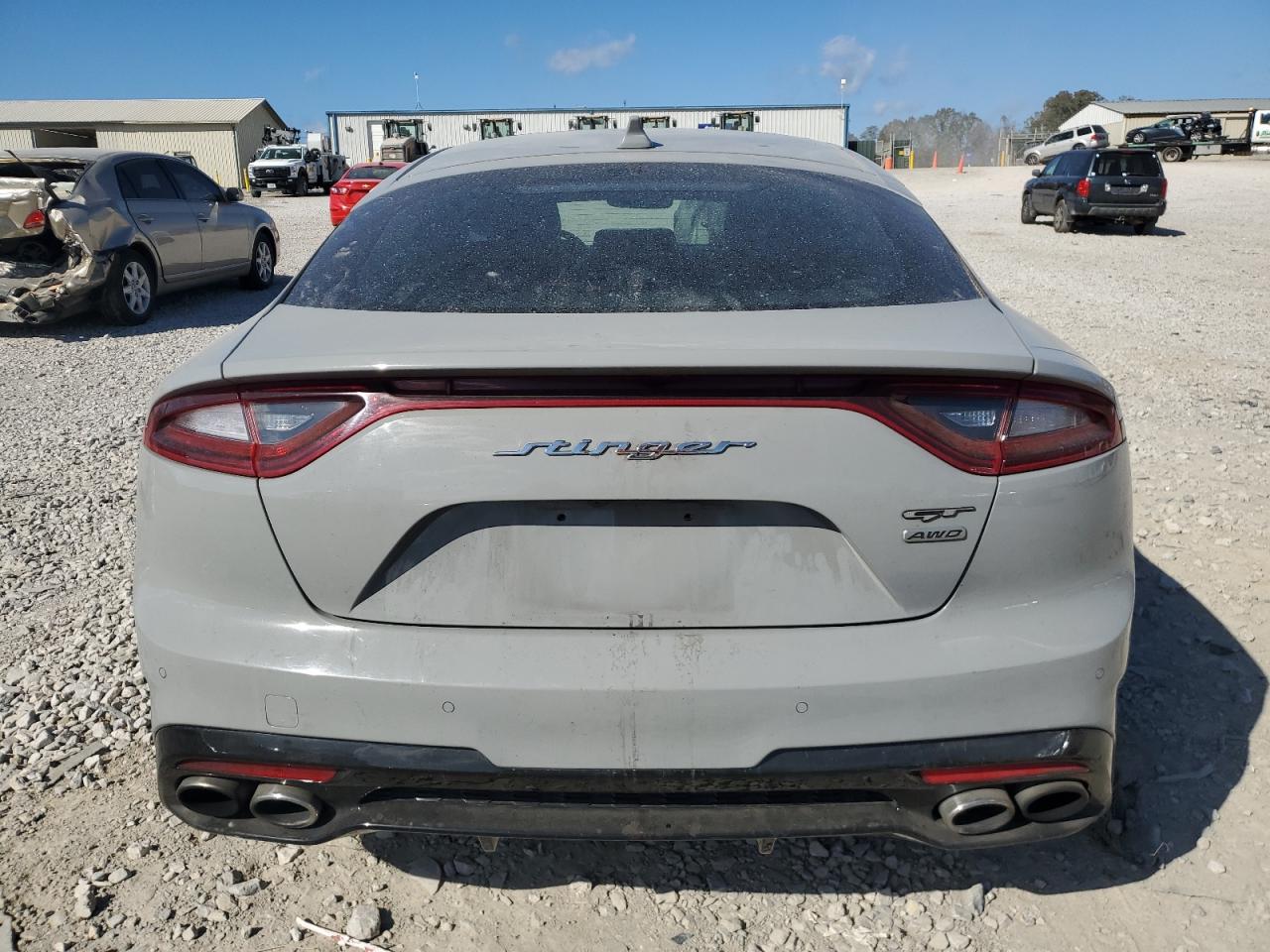 2018 KIA Stinger VIN KNAE55LC3J6016845 Copart auction photo, side / front end damage thumbnail 6