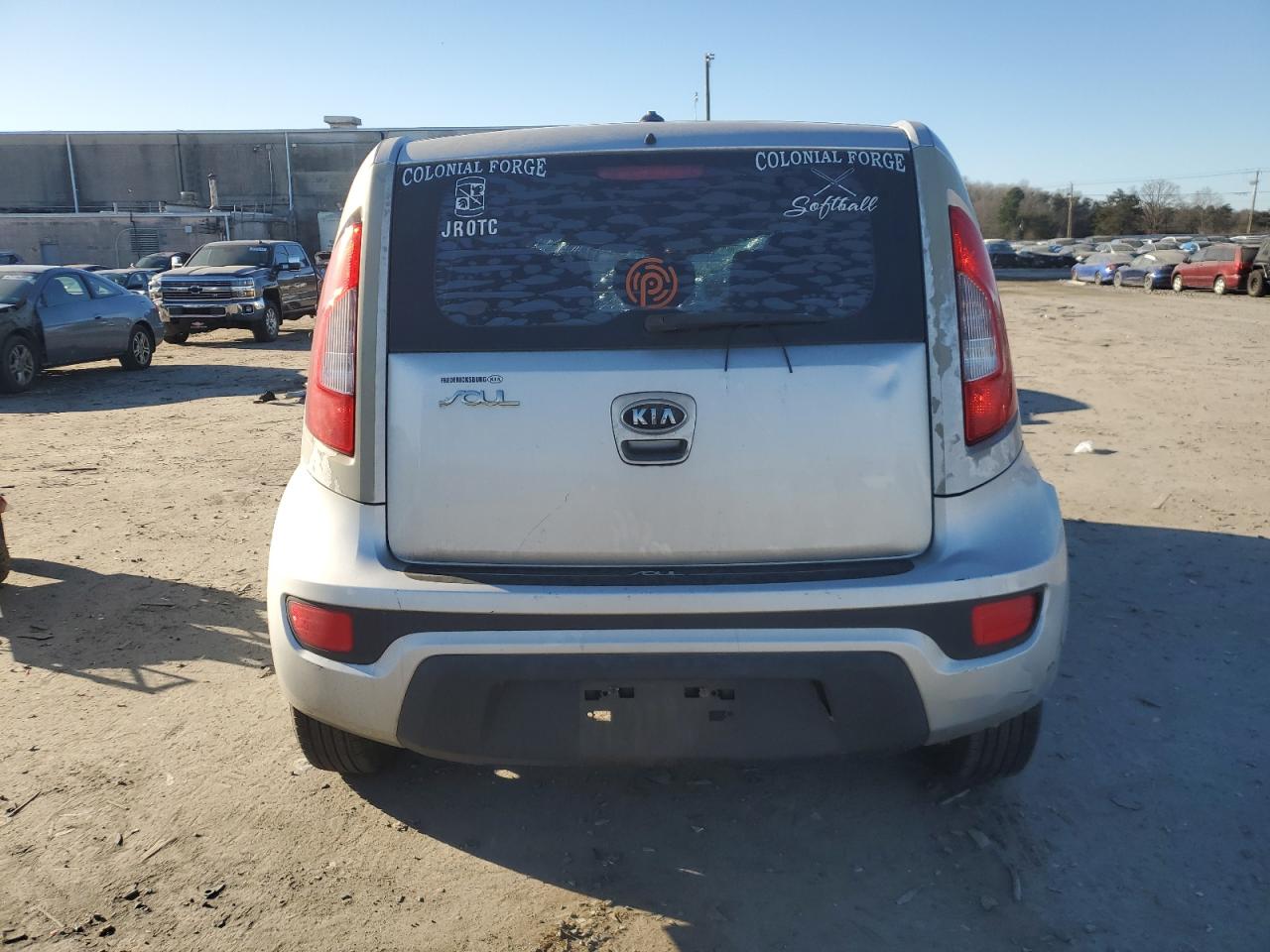 2012 KIA Soul VIN KNDJT2A56C7435814 Copart auction photo, front end / top/roof damage thumbnail 6