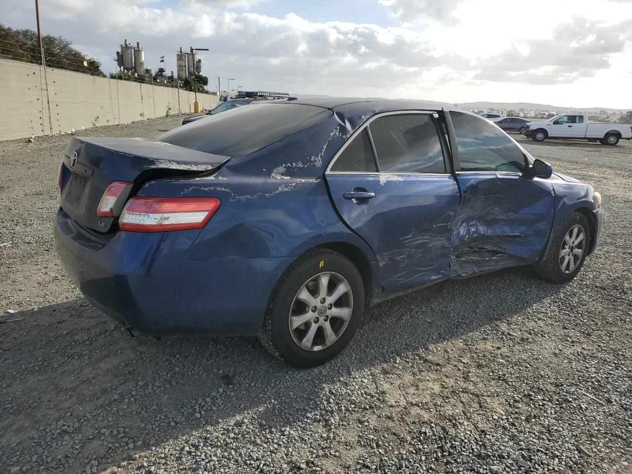 2011 Toyota Camry VIN 4T1BF3EK7BU764180 Copart auction photo, side damage thumbnail 3