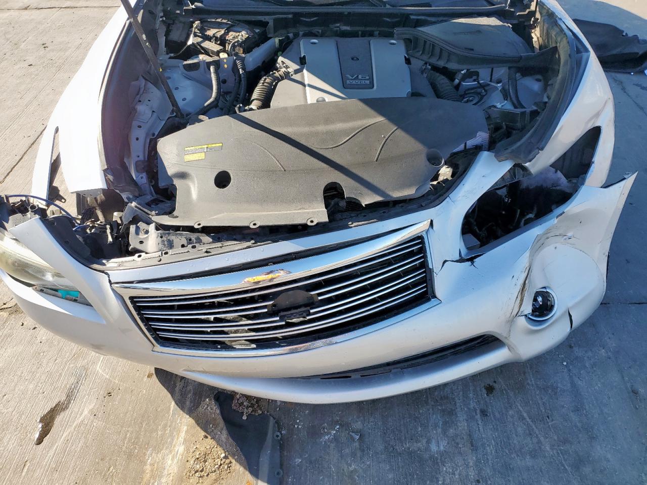2013 Infiniti M VIN JN1BY1AP8DM511119 Copart auction photo, front end damage thumbnail 12