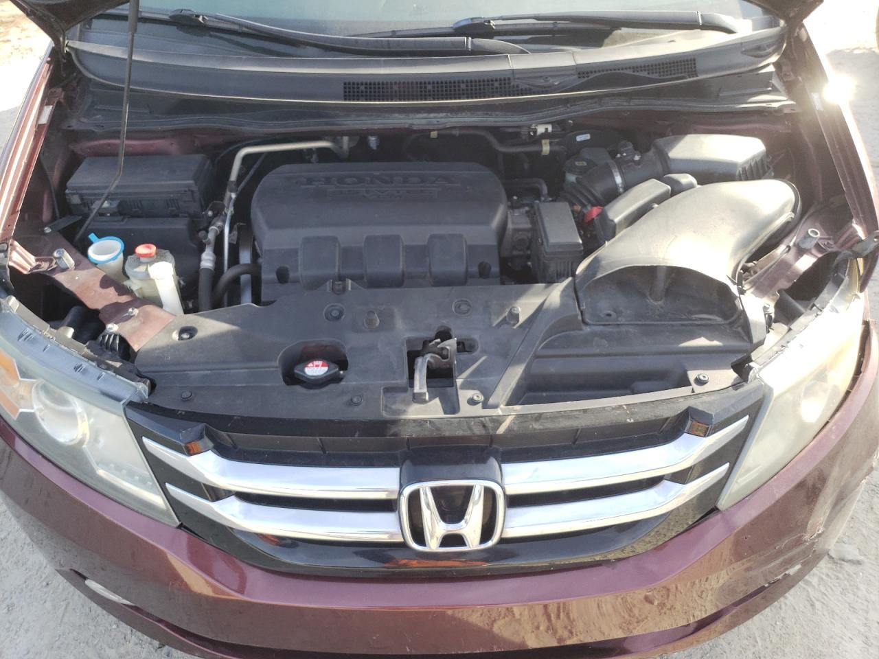 2016 Honda Odyssey VIN 5FNRL5H68GB036471 Copart auction photo, front end / side damage thumbnail 12