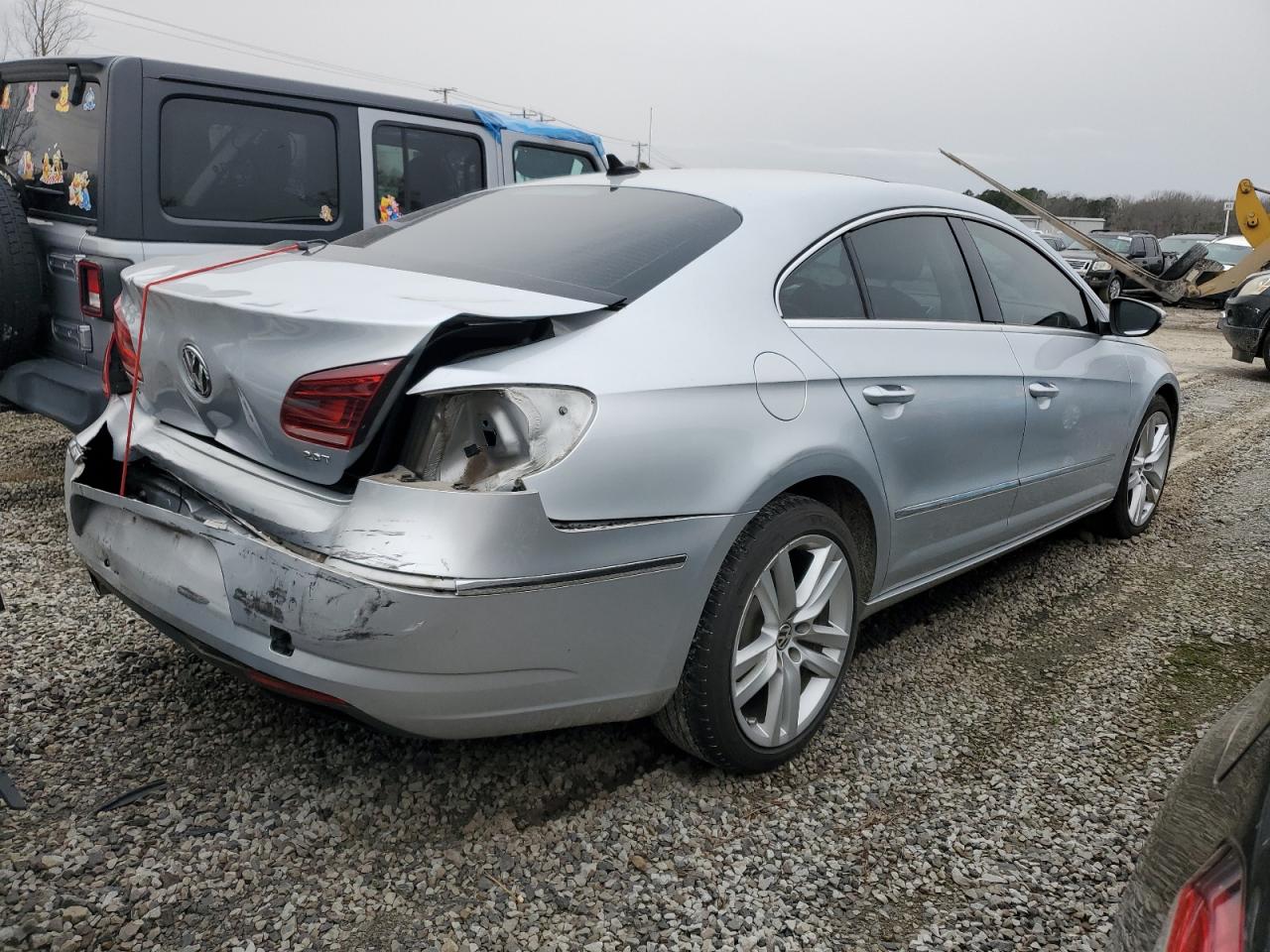 2013 Volkswagen Passat CC VIN WVWRN7AN9DE510237 Copart auction photo, rear end / minor dent/scratches damage thumbnail 3
