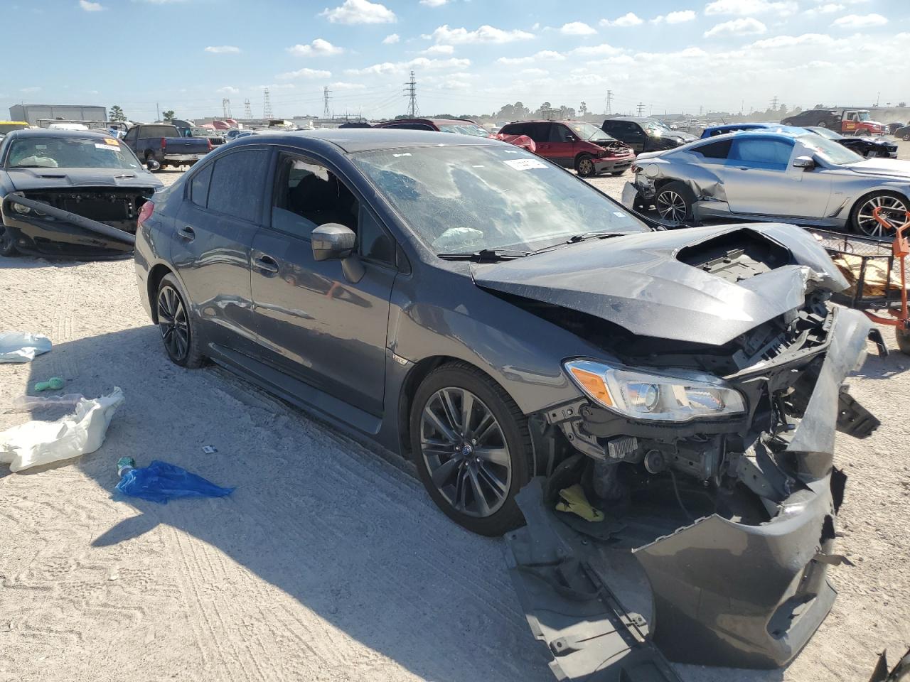 2020 Subaru WRX VIN JF1VA1A67L9804412 Copart auction photo, front end damage thumbnail 4