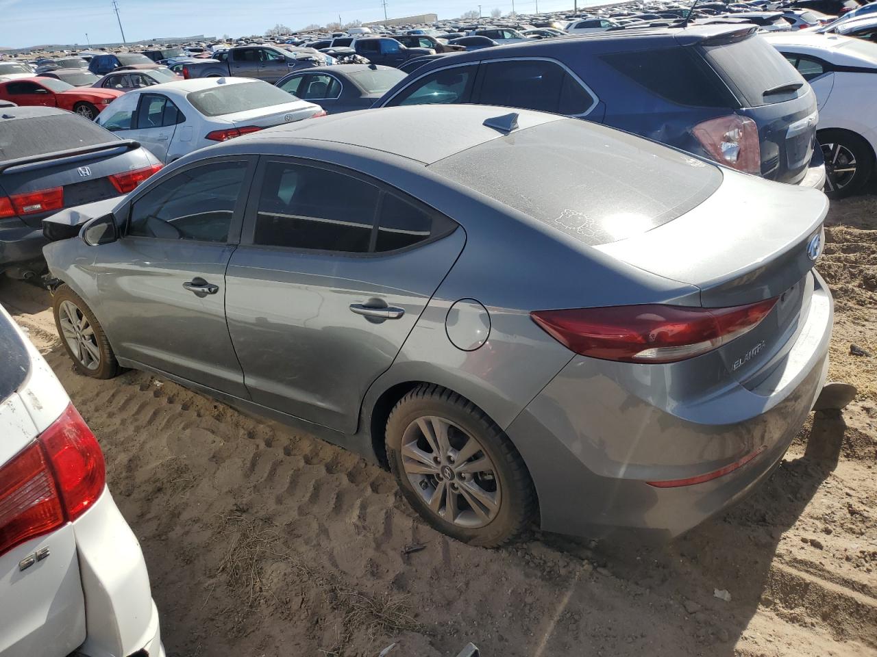 2018 Hyundai Elantra VIN KMHD84LF7JU519148 Copart auction photo, front end damage thumbnail 2