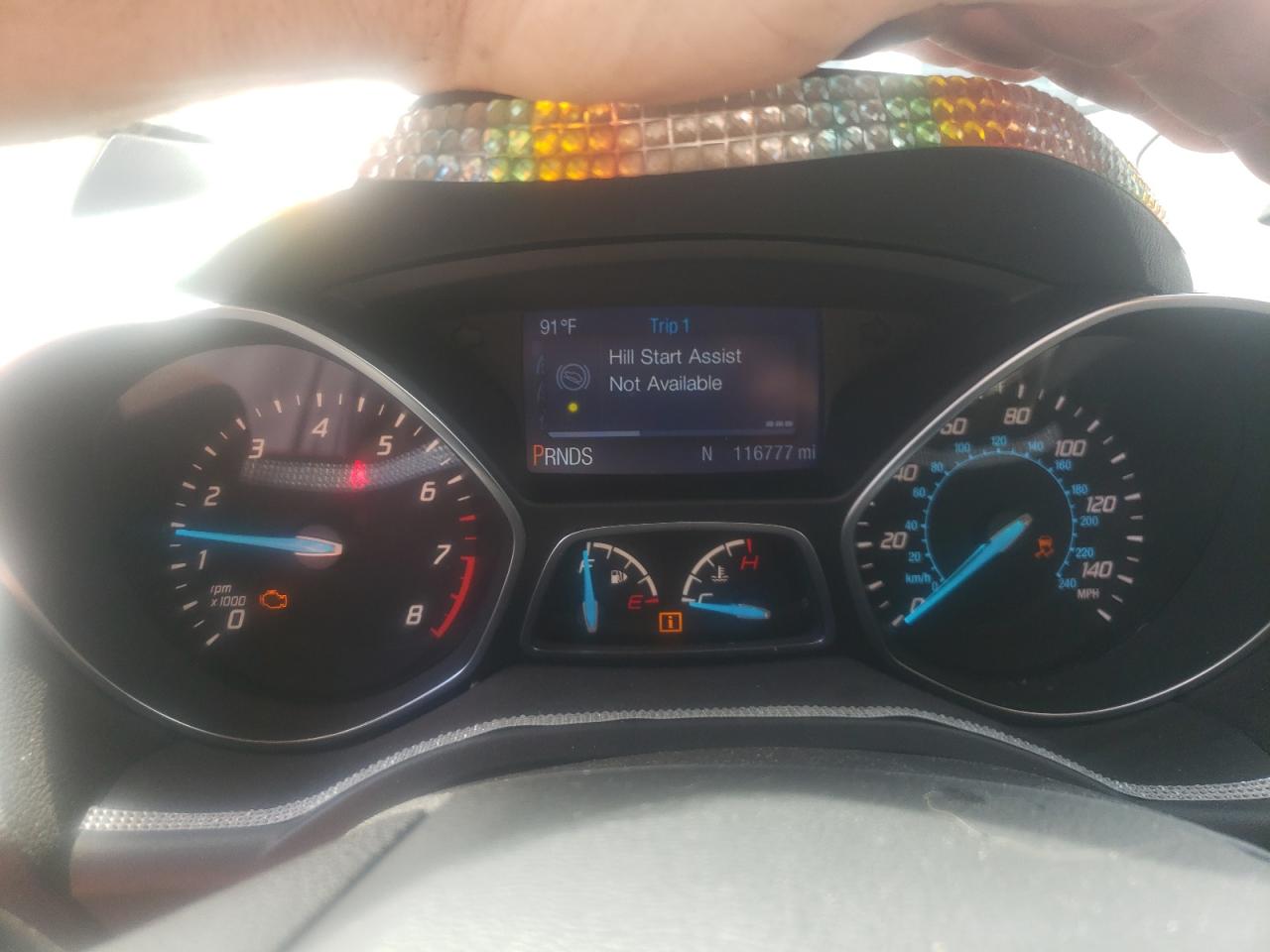 2015 Ford Escape VIN 1FMCU0G74FUC79616 Copart auction photo, front end / rear end damage thumbnail 9