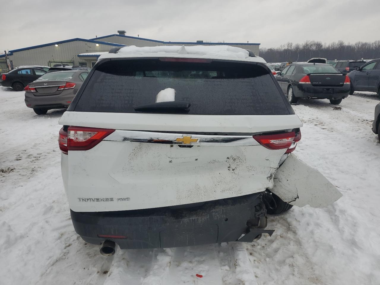 2020 Chevrolet Traverse VIN 1GNEVHKW5LJ187961 Copart auction photo, rear end damage thumbnail 6