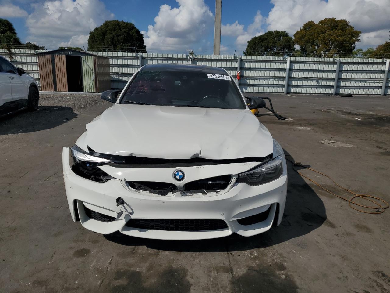 2018 BMW M3 VIN WBS8M9C51J5G86228 Copart auction photo, front end damage thumbnail 5