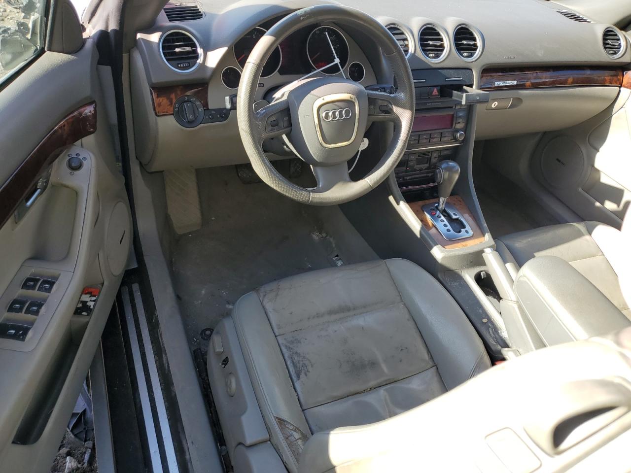 2007 Audi A4 VIN WAUDH48H87K023274 Copart auction photo, front end damage thumbnail 8