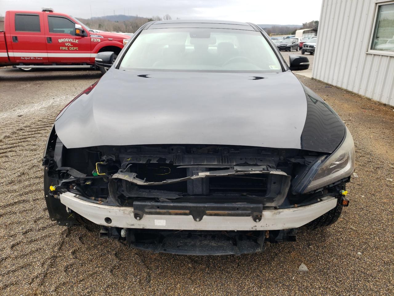 2016 Hyundai Genesis VIN KMHGN4JE1GU108787 Copart auction photo, front end / minor dent/scratches damage thumbnail 5