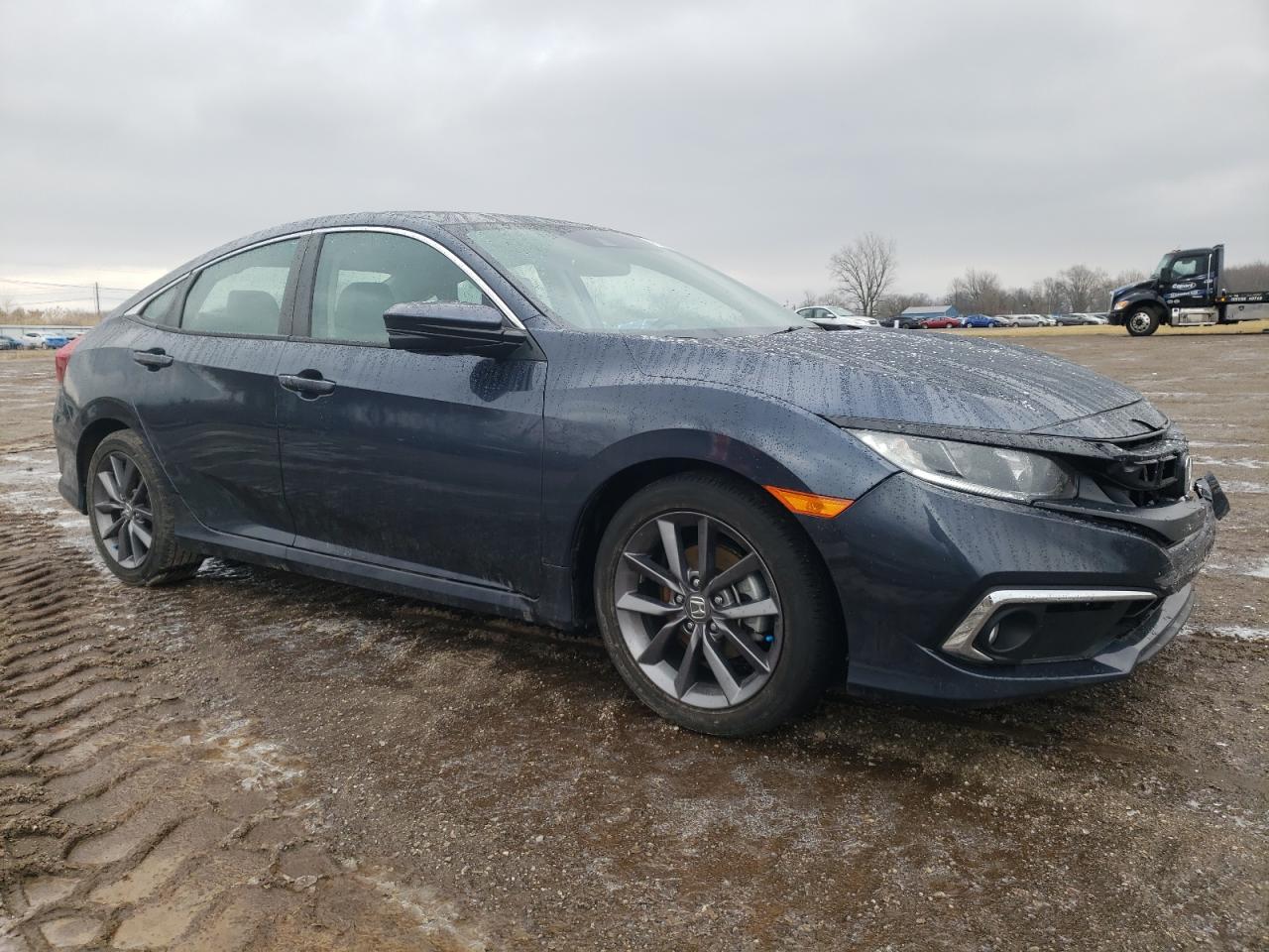 2021 Honda Civic VIN 19XFC1F38ME012127 Copart auction photo, front end damage thumbnail 4