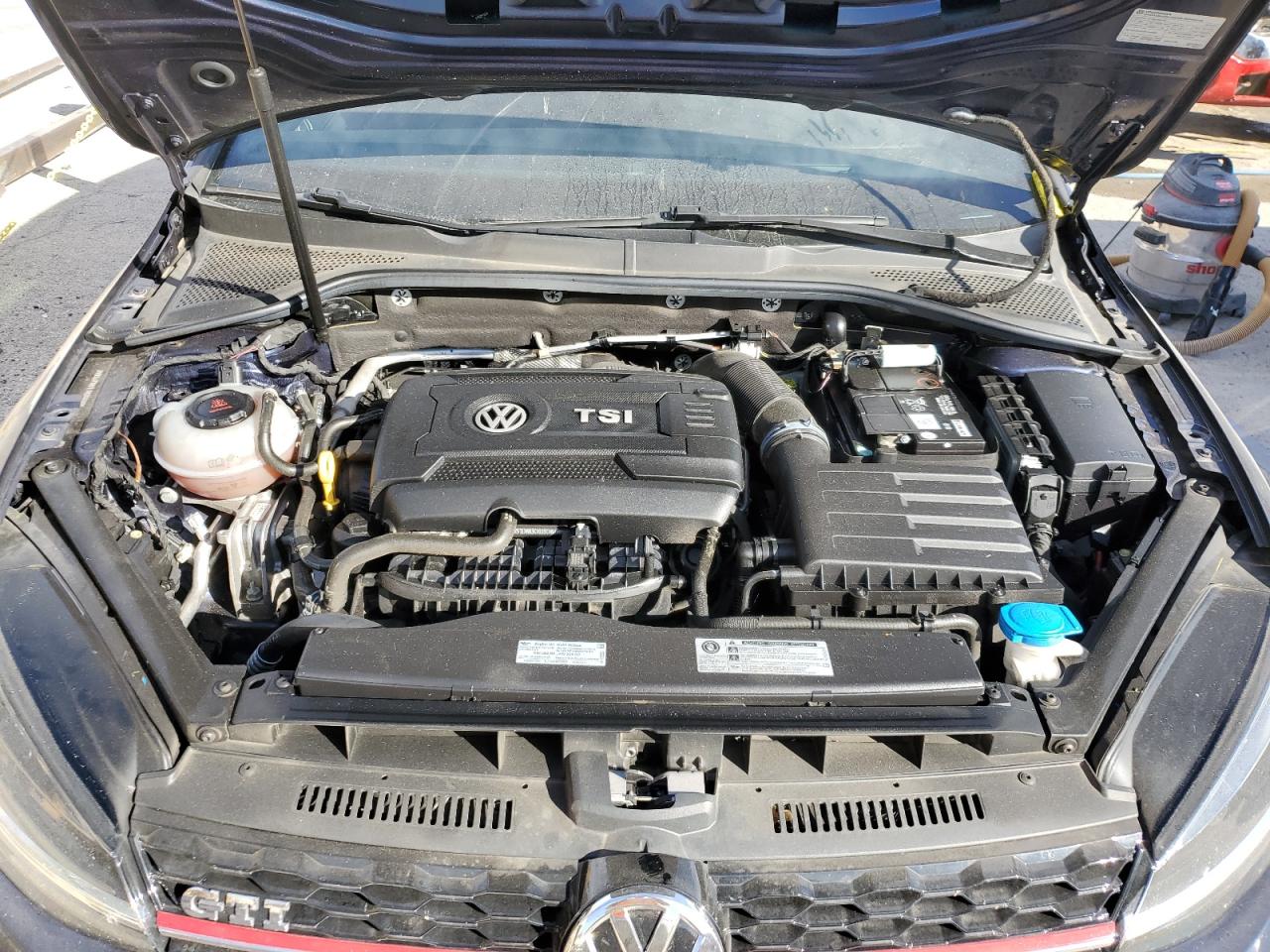 2018 Volkswagen GTI VIN 3VW447AU1JM293368 Copart auction photo, rear end damage thumbnail 11