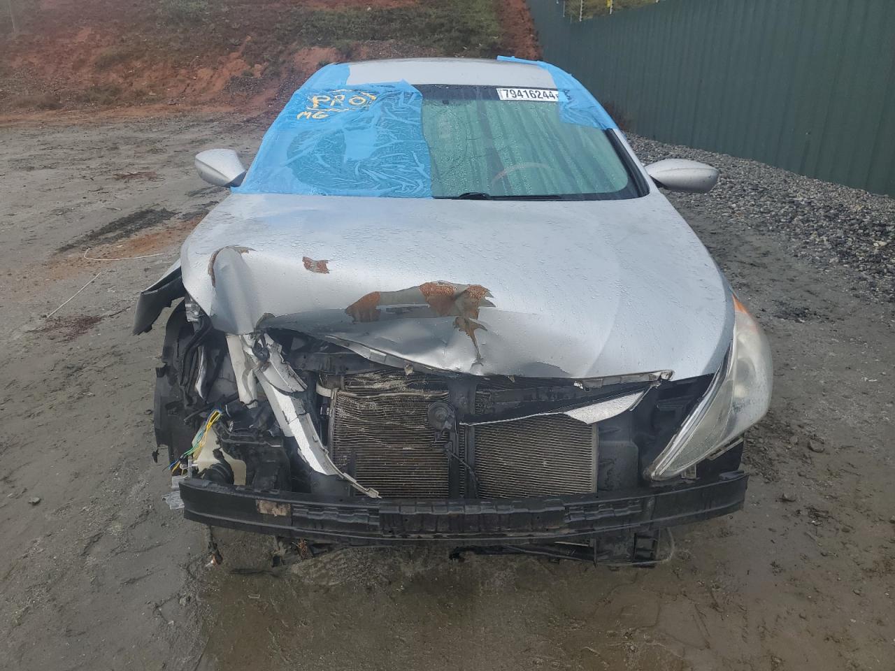 2013 Hyundai Sonata VIN 5NPEC4AC3DH616166 Copart auction photo, front end damage thumbnail 5