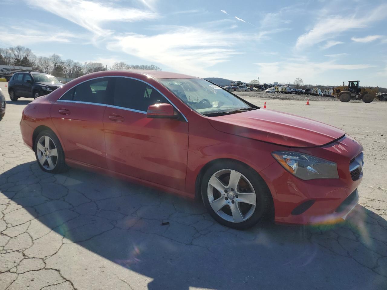 2017 Mercedes-Benz CLA-klasse VIN WDDSJ4EB8HN398196 Copart auction photo, front end damage thumbnail 4