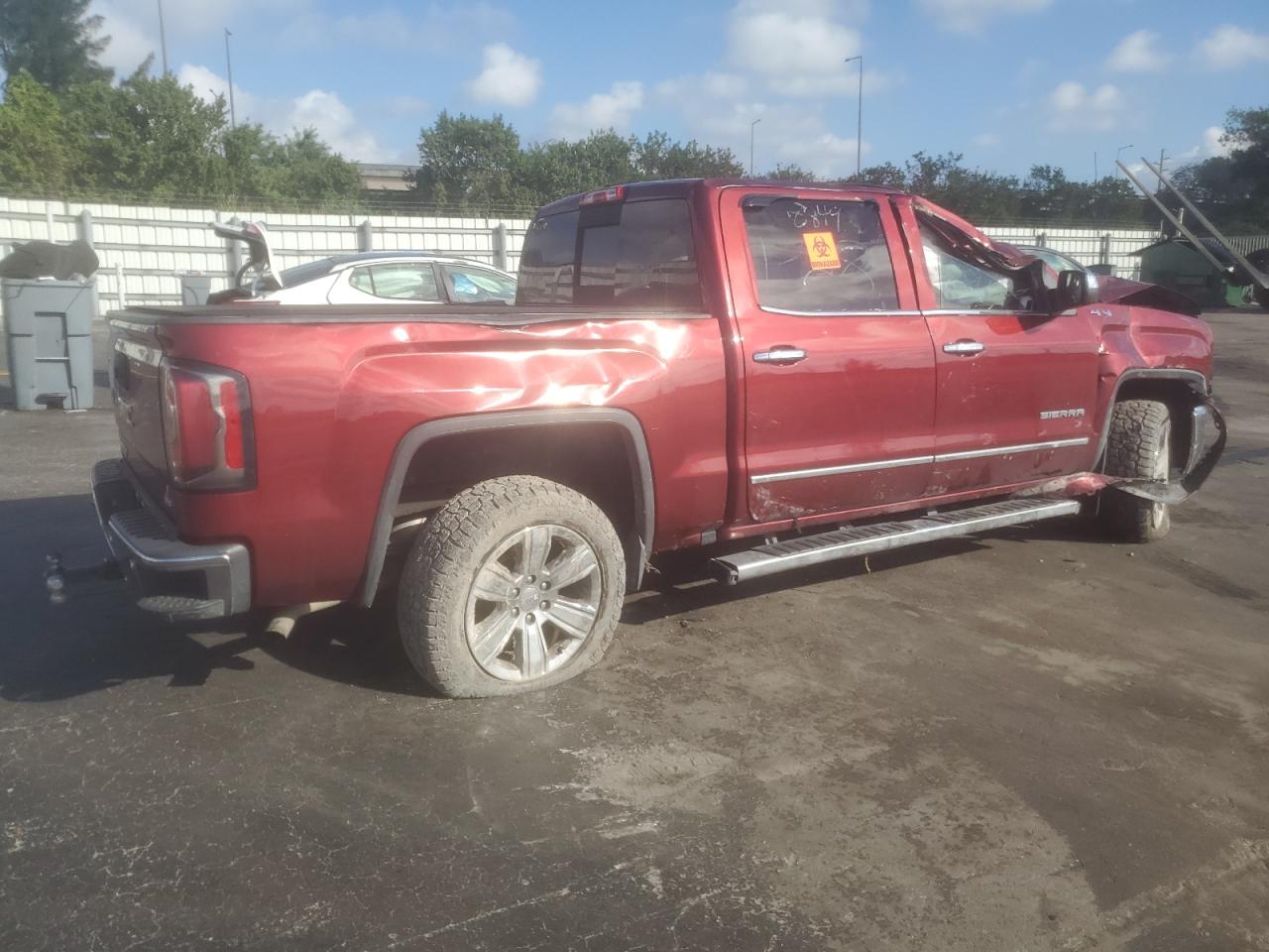 2017 GMC Sierra VIN 3GTU2NEC8HG188849 Copart auction photo, all over / rollover damage thumbnail 3