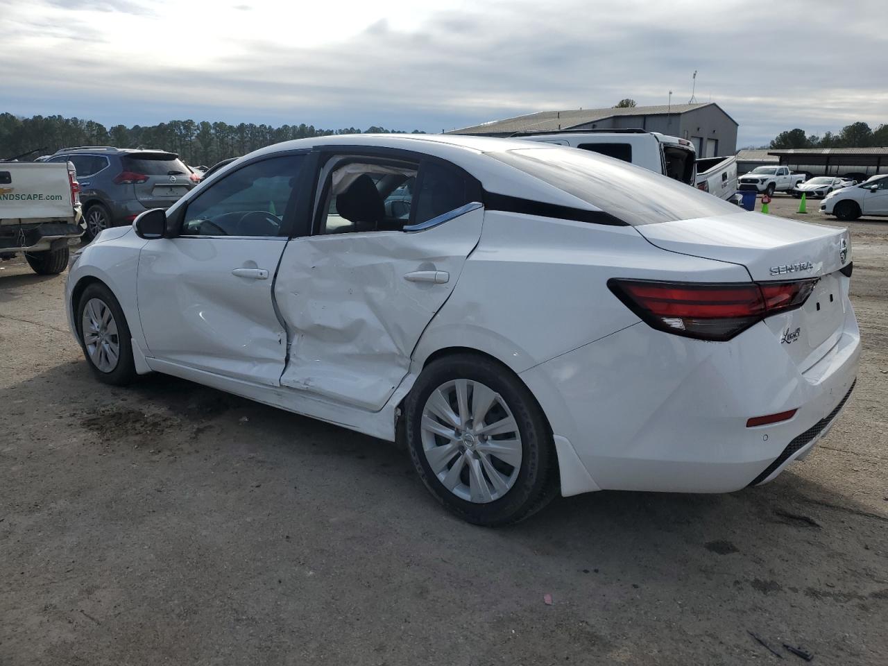 2022 Nissan Sentra VIN 3N1AB8BV9NY239536 Copart auction photo, side / rear end damage thumbnail 2
