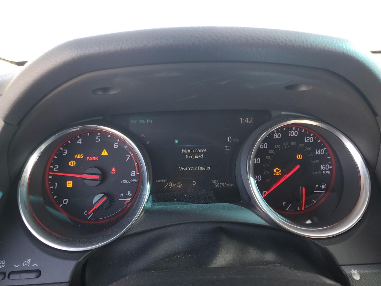 2019 Toyota Camry VIN 4T1BZ1HK8KU023074 Copart auction photo, front end damage thumbnail 9