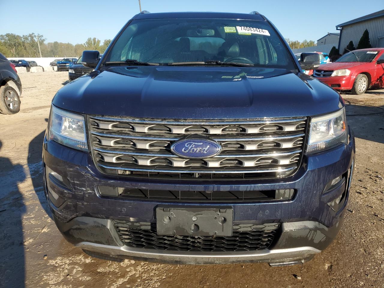 2017 Ford Explorer VIN 1FM5K7D85HGC30561 Copart auction photo, side / front end damage thumbnail 5