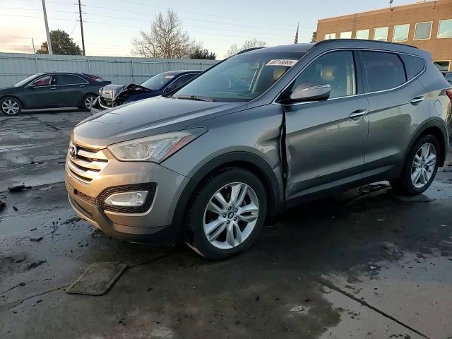 2013 Hyundai Santa Fe VIN 5XYZUDLA4DG107883 Copart auction photo, side damage thumbnail 14