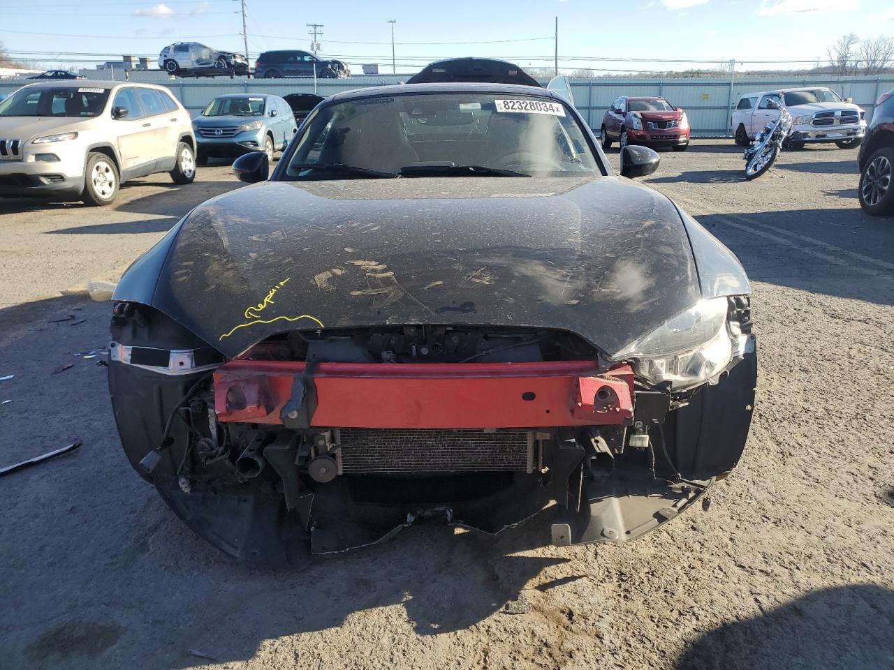 2017 Mazda MX-5 VIN JM1NDAM76H0105788 Copart auction photo, rear end / front end damage thumbnail 5