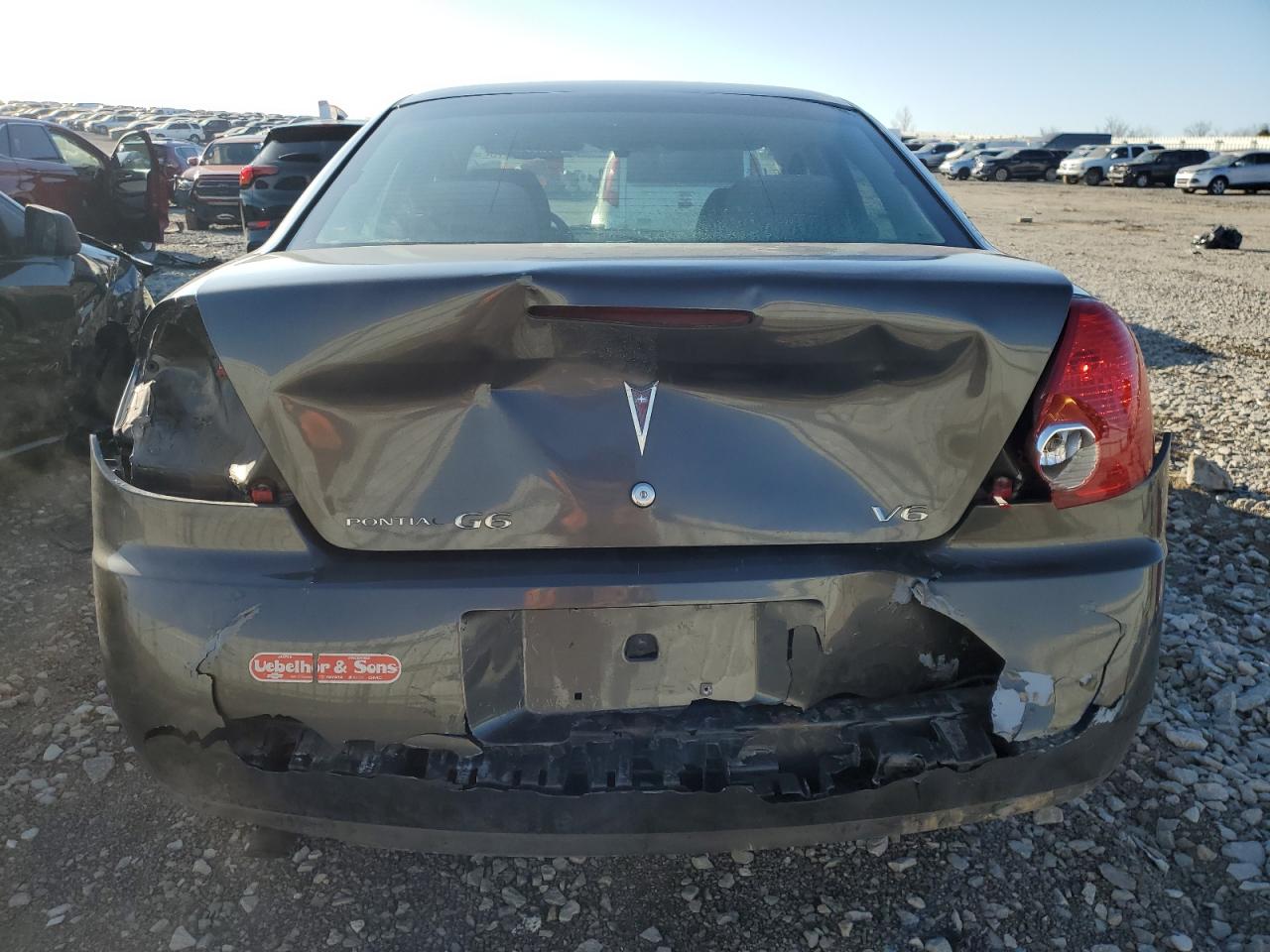 2005 Pontiac G6 VIN 1G2ZG528854112200 Copart auction photo, rear end damage thumbnail 6