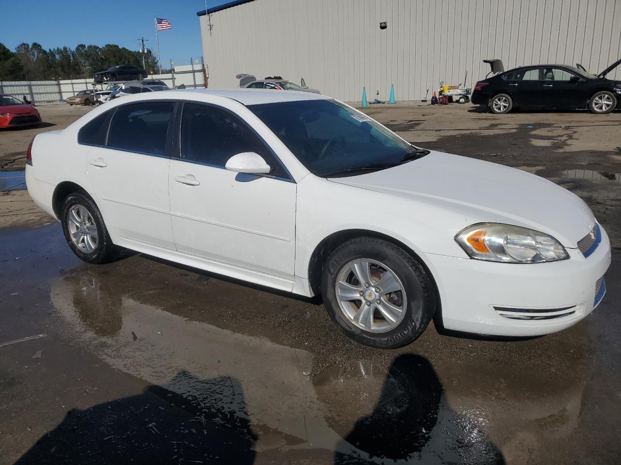 2014 Chevrolet Impala VIN 2G1WA5E32E1172042 Copart auction photo, all over damage thumbnail 4