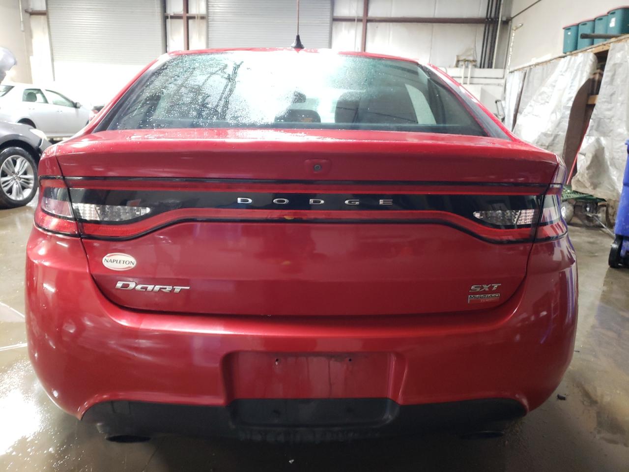 2013 Dodge Dart VIN 1C3CDFBH3DD153465 Copart auction photo, front end / rear end damage thumbnail 6