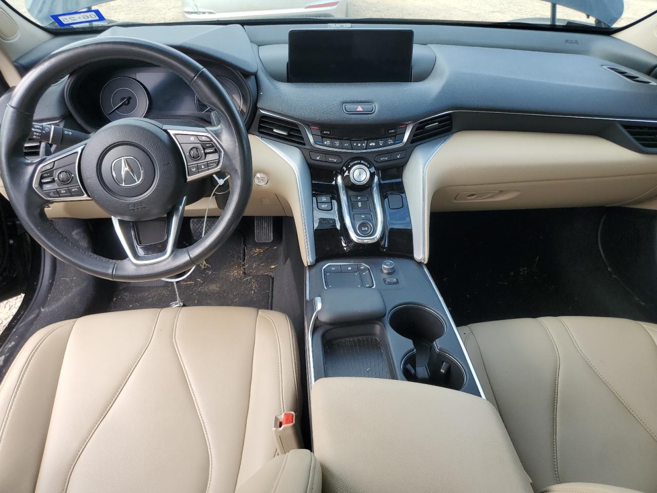 2022 Acura TLX VIN 19UUB5F36NA000517 Copart auction photo, side damage thumbnail 8