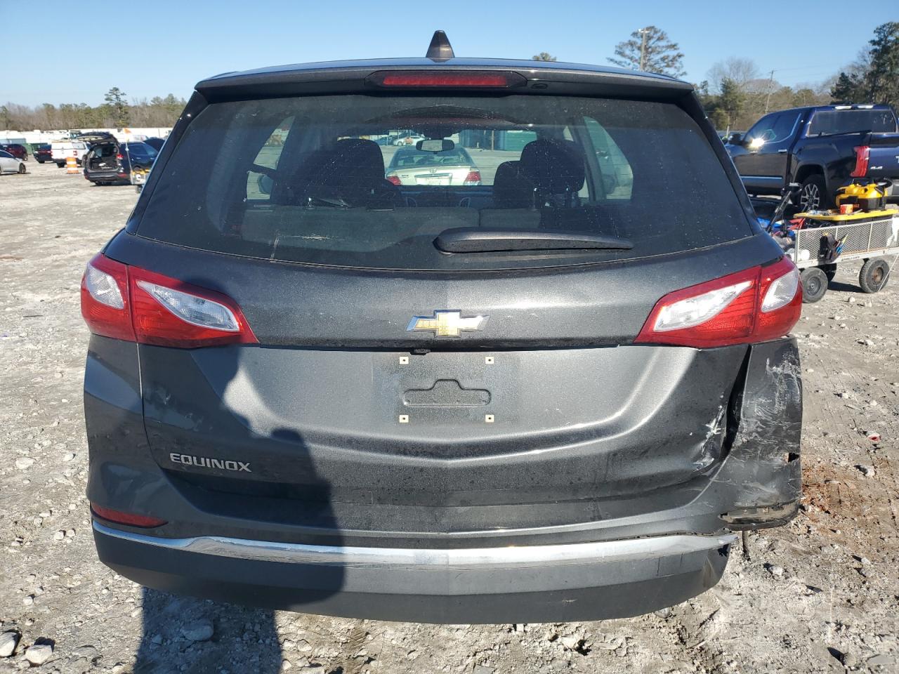 2018 Chevrolet Equinox VIN 3GNAXHEV6JL326190 Copart auction photo, rear end damage thumbnail 6