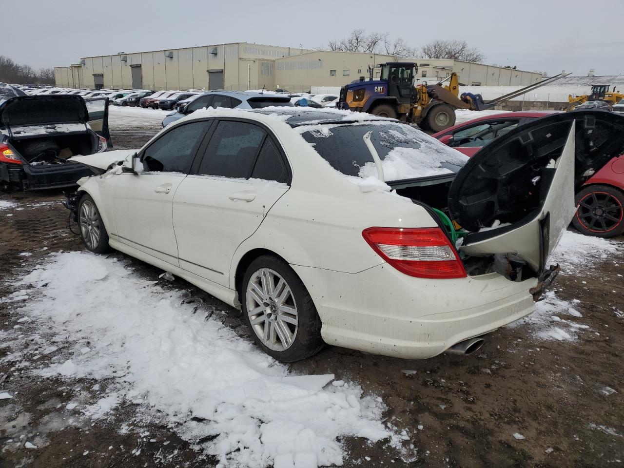 2009 Mercedes-Benz C-klasse VIN WDDGF81X79R081830 Copart auction photo, front end / rear end damage thumbnail 2