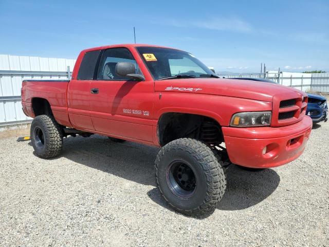 2001 Dodge RAM VIN 3B7HF13Z21G208301 Copart auction photo, rear end / vandalism damage thumbnail 4