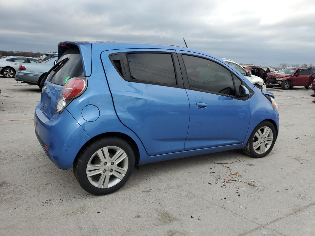 2015 Chevrolet Spark VIN KL8CB6S94FC711089 Copart auction photo, front end damage thumbnail 3