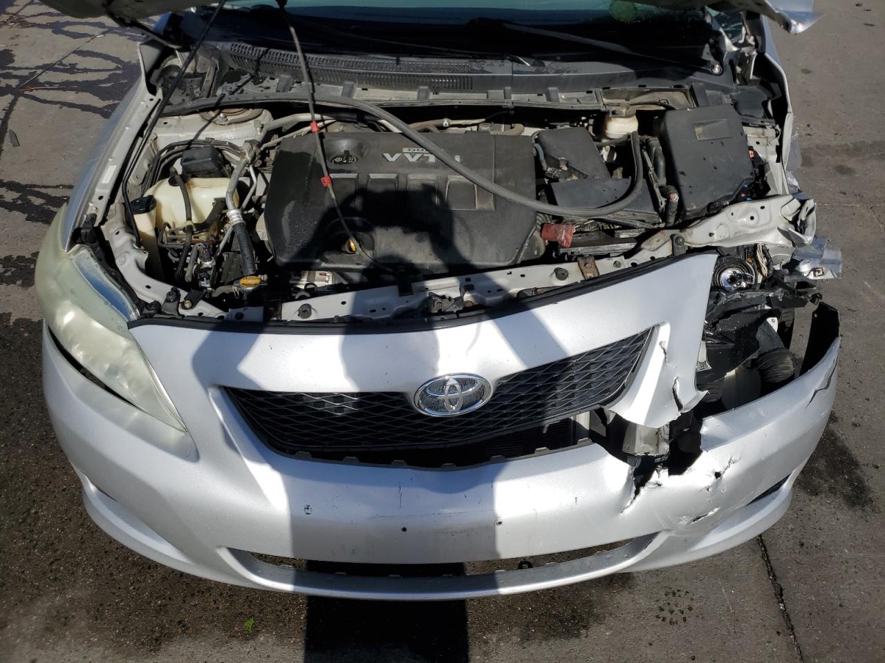 2009 Toyota Corolla VIN 1NXBU40E29Z123753 Copart auction photo, front end / side damage thumbnail 11