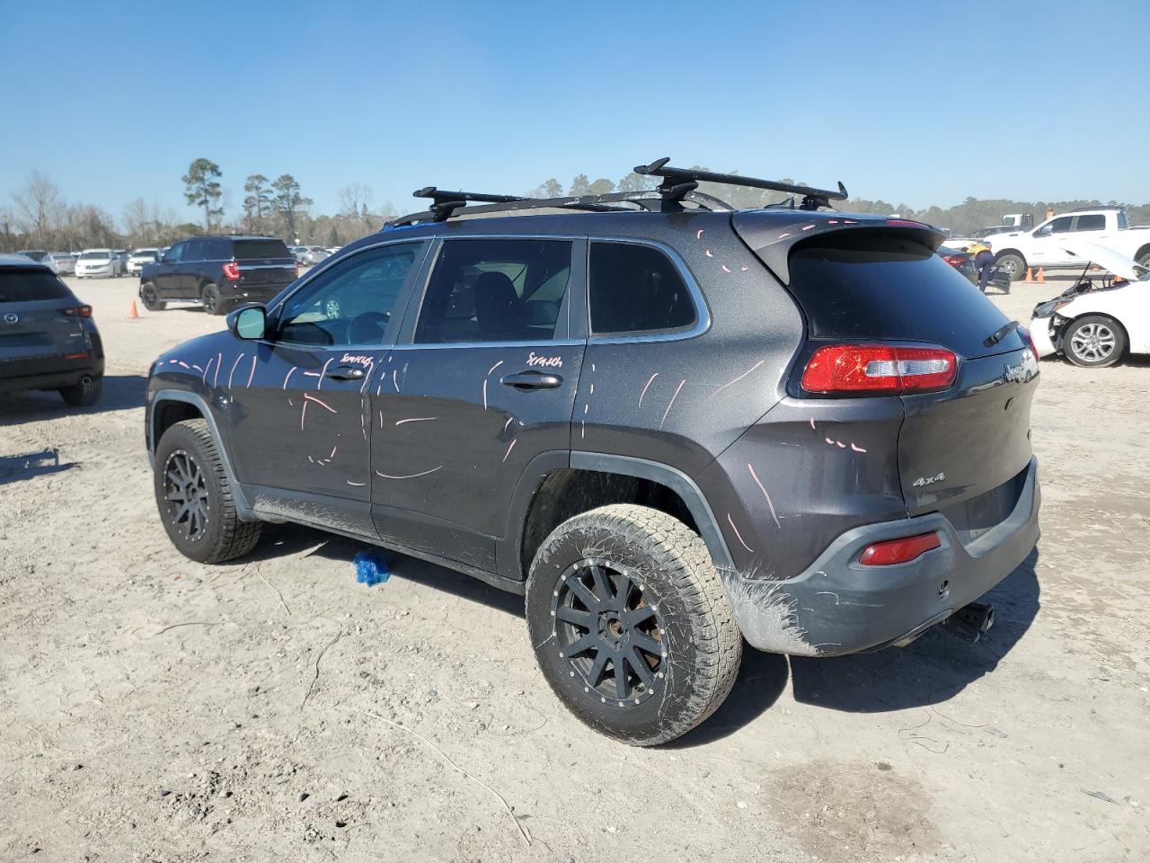2014 Jeep Grand Cherokee VIN 1C4PJMCB1EW257740 Copart auction photo, all over damage thumbnail 2