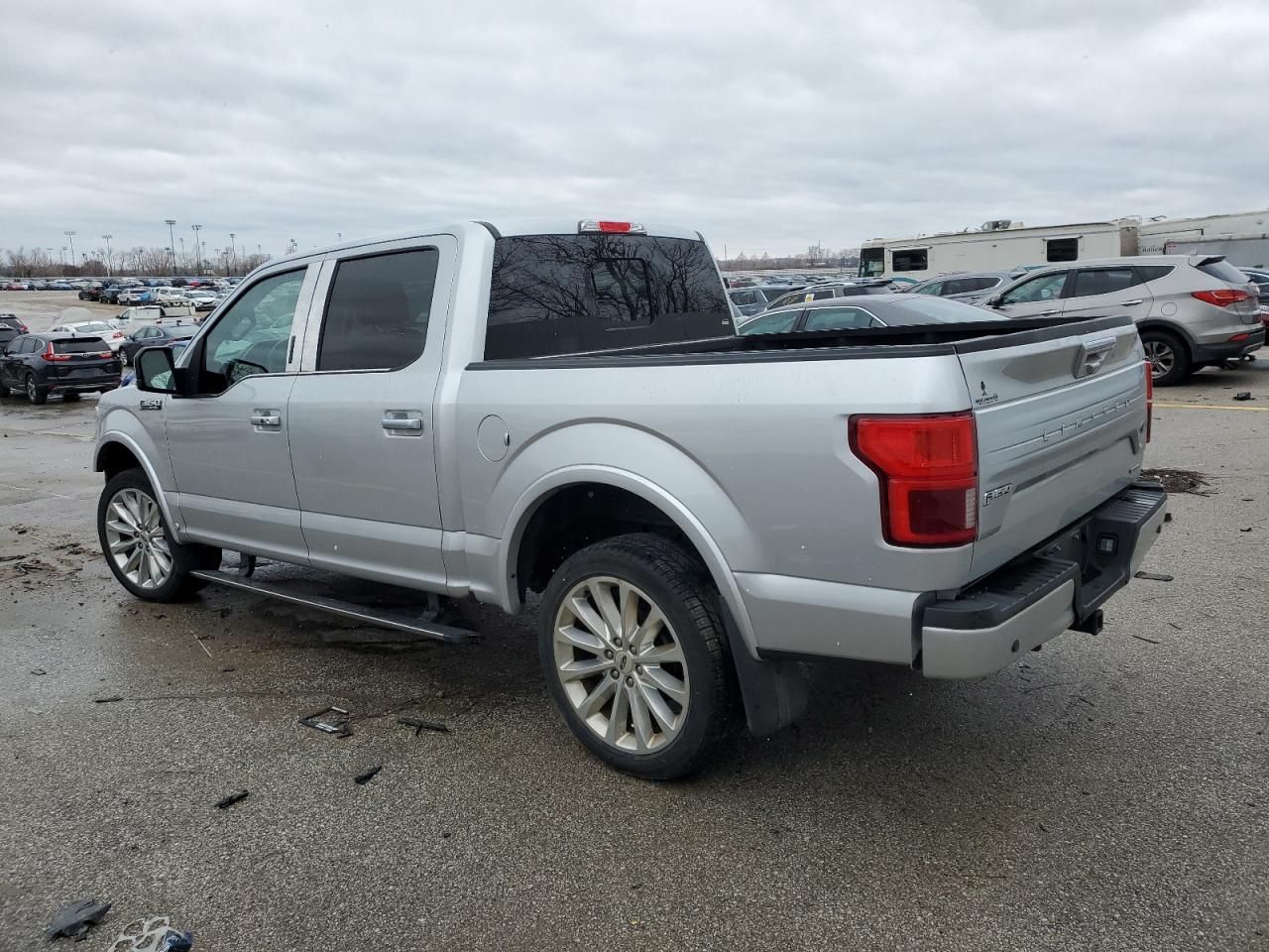 2018 Ford F-150 VIN 1FTEW1EG1JFD37498 Copart auction photo, side / front end damage thumbnail 2