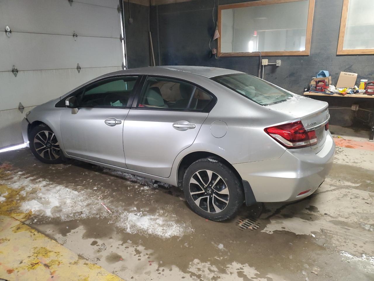 2014 Honda Civic VIN 19XFB2F84EE006895 Copart auction photo, front end / undercarriage damage thumbnail 2